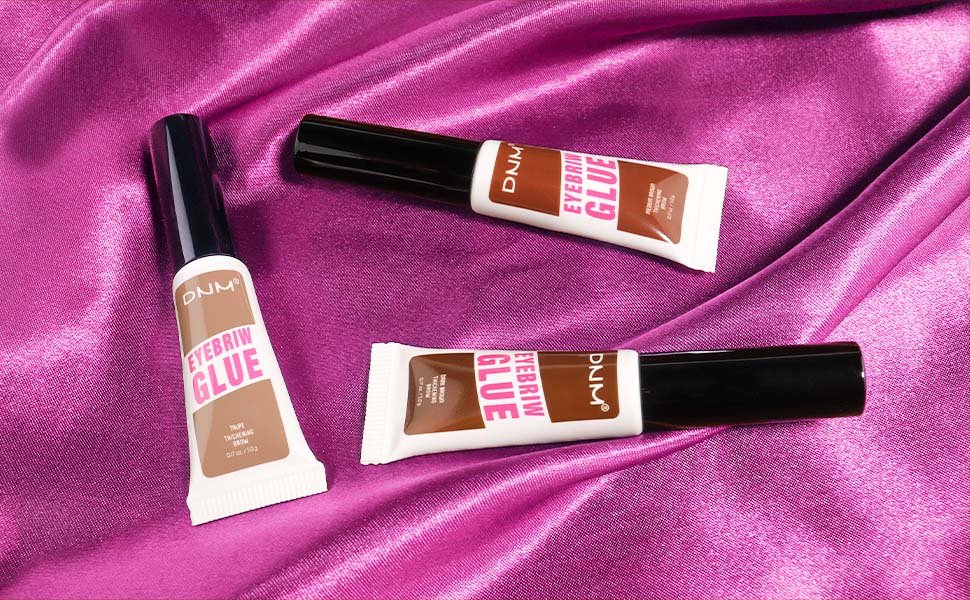 MAKEUP Brow Glue,Tinted Eyebrow Gel,Eyebrow Mascara Waterproof