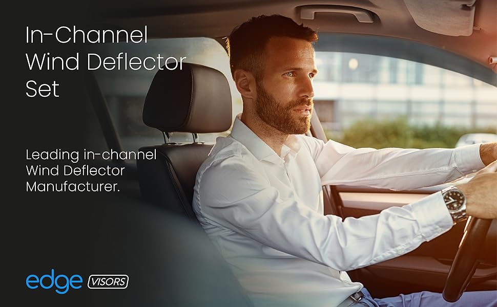 EdgeVisors Wind Deflectors Set Fits Vauxhall Corsa D E 20062019 3