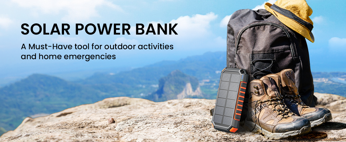 Hiluckey Solar Power Bank