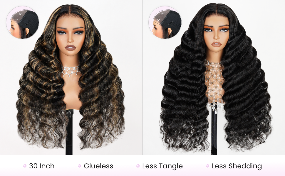 Loose Body Wave Wig Human Hair Pre Cut Lace