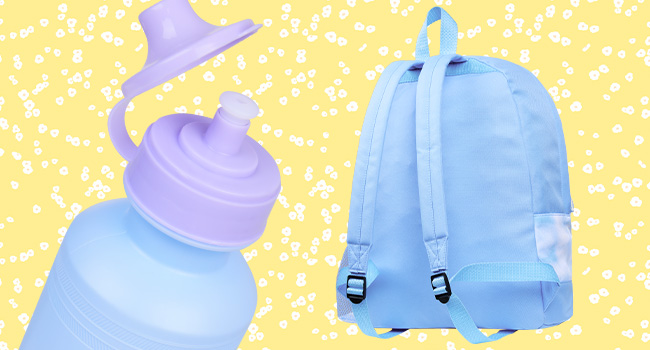 Bluey Sac a Dos Enfant avec Trousse Kawaii Sac à Lunch