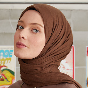 Jersey Head Scarf Wrap Instant Hijab Muslim Instant Hijab Ready Pre sewn Jersey Turban