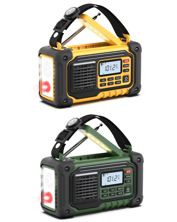 crank radio flashlight cell phone charger