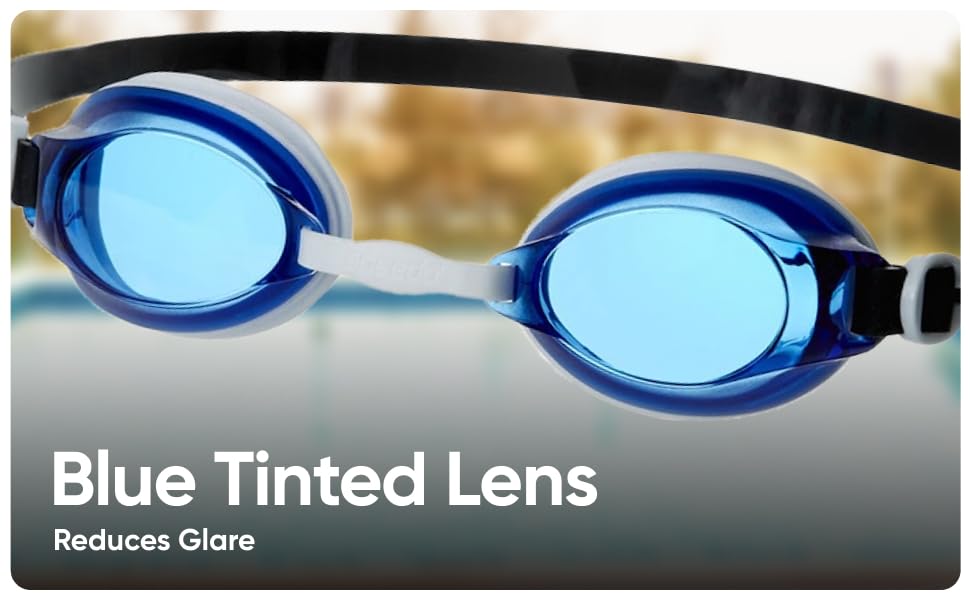 Speedo Unisex Adult Jet Tint-Lens Swim Goggles 