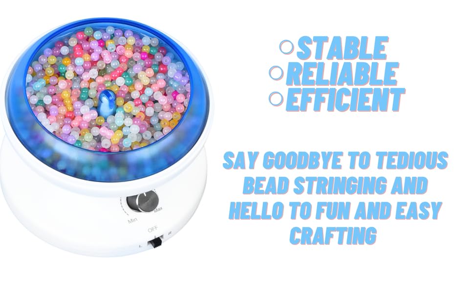 Camtoms Electric Bead Spinner for Jewelry Making Bead Spinner Bowl