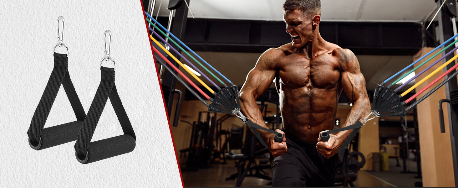 Fitense 6Pcs Resistance Bands, Workout Bands 270lbs