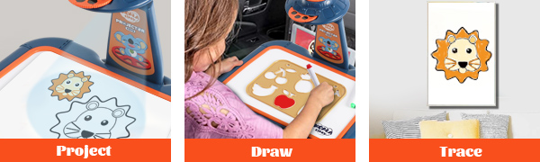 GoHero Drawing Board for 3 4 5 6 7 8 12 months Olds, Electronics Sketch Projector ,Drawing Toy for Child with Drawing Stencils, Toddler Out of doors Studying Academic Toys Ages 3-8 Boys Women 21 story trace n draw projector learn to draw for kids 5-7 toy story toys girls kids projector drawing
