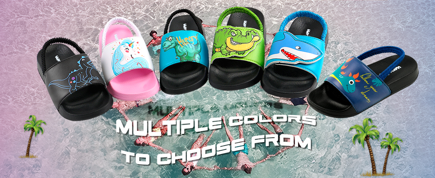 Kids Sliders Girls Summer Slippers