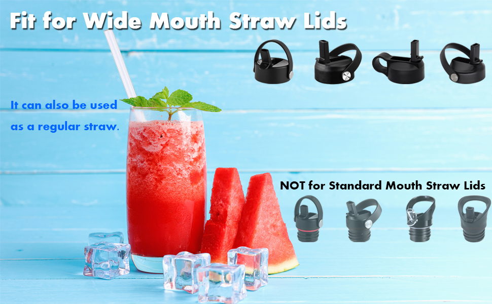 TPROTOK 4Pack Replacement Straws For Hydro Flask Straws Replacement for Wide Mouth