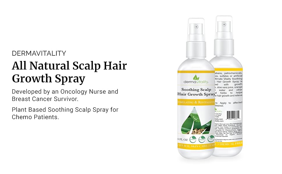 All natural hair and scalp spray