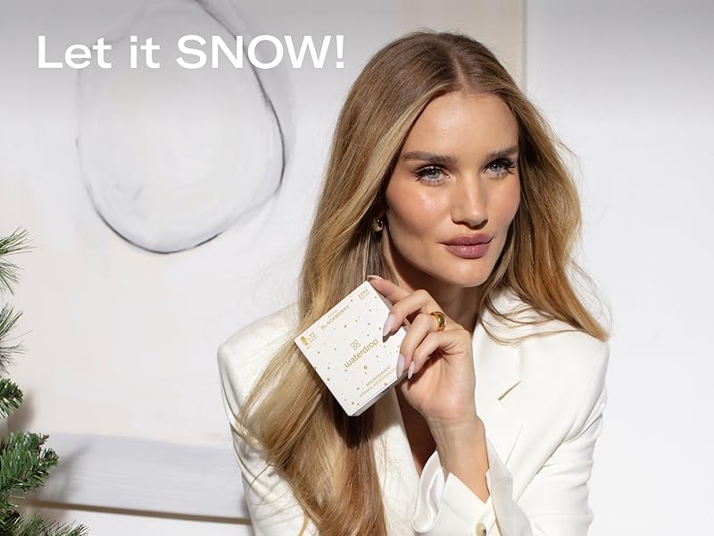 SNOW Rosie Huntington Whiteley waterdrop