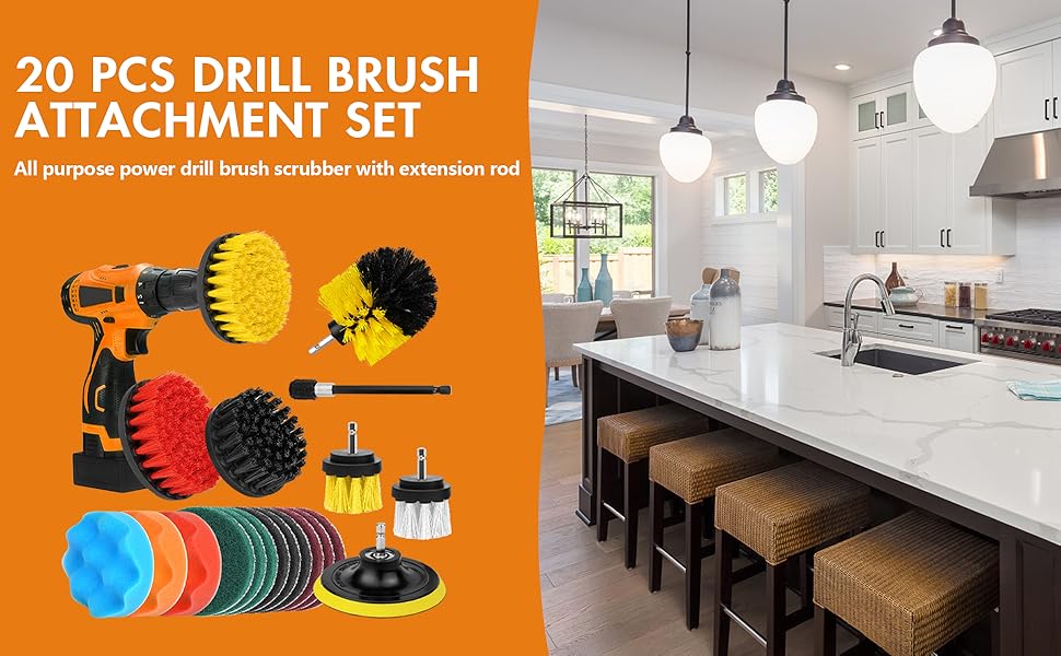 20 drill brush attachment