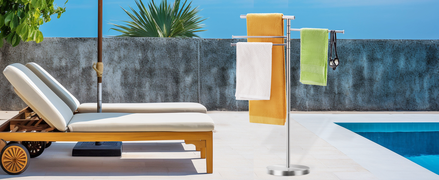standing towel rack