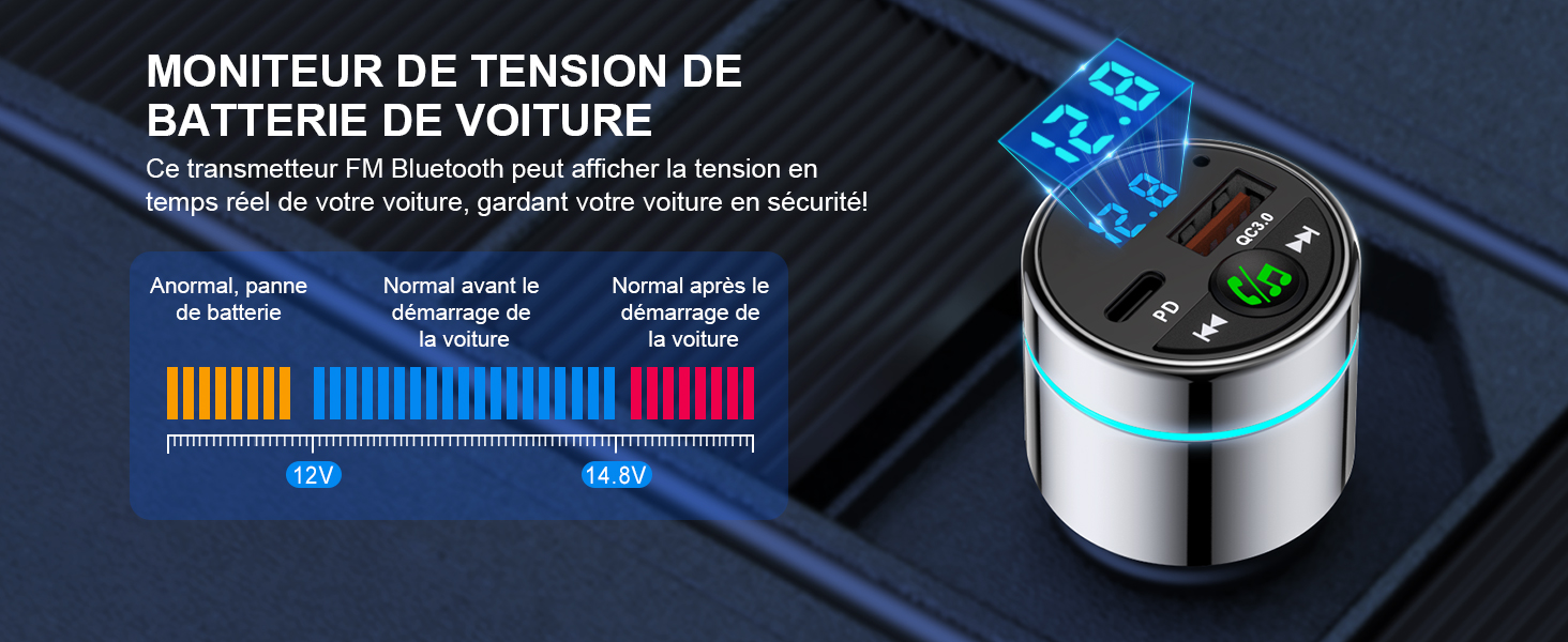 transmetteur fm bluetooth