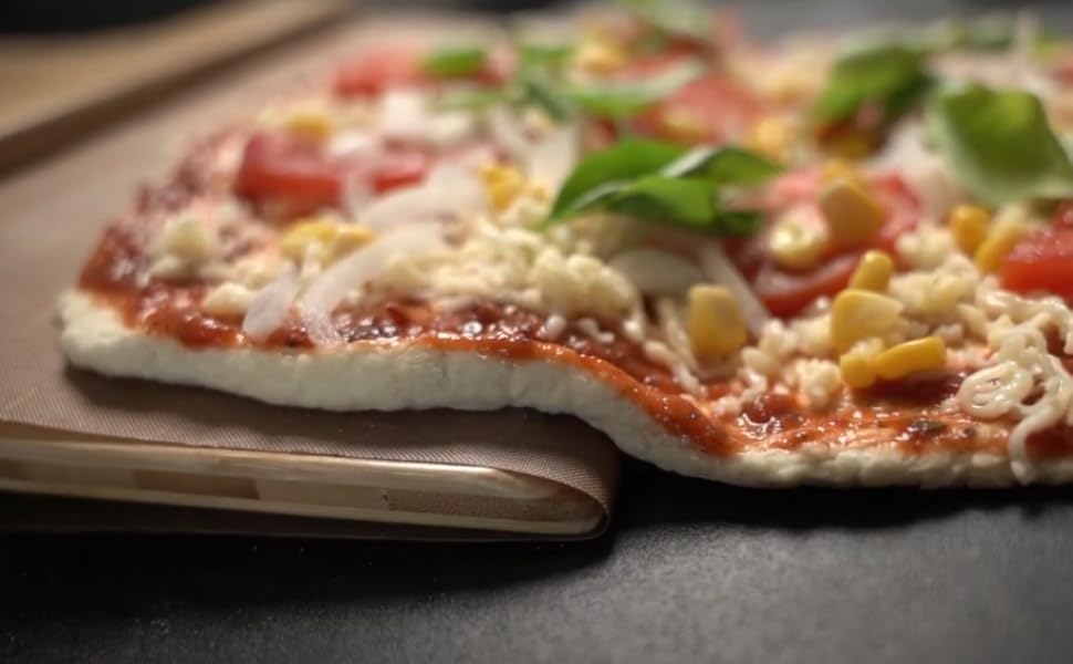 lift the pizza easily like you've never lift it before