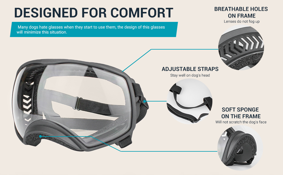 Dog goggles large breed