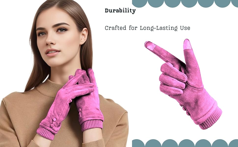 Insulated women's gloves