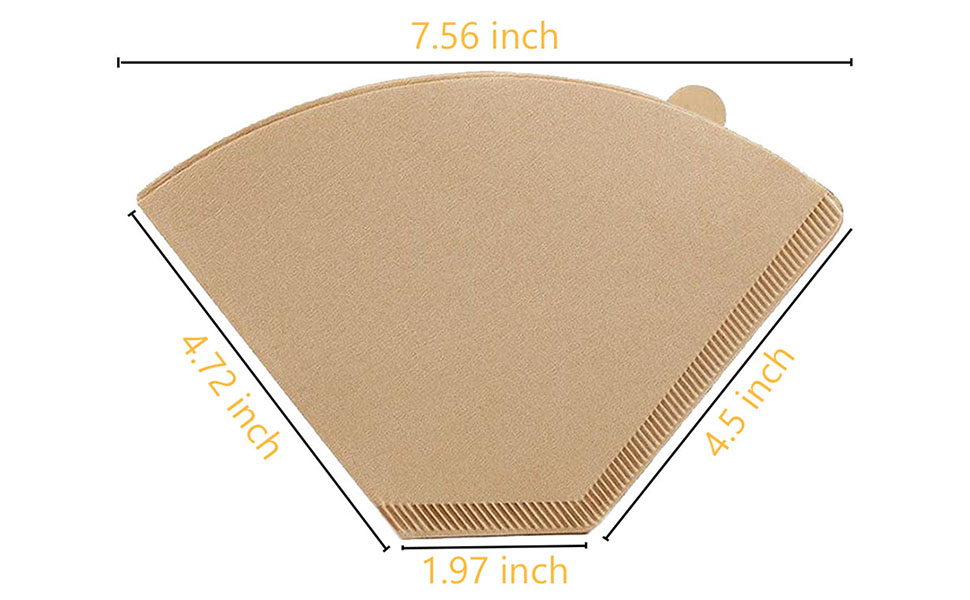 MJULY 4 Cone Disposable Coffee Paper Filter for Ninja