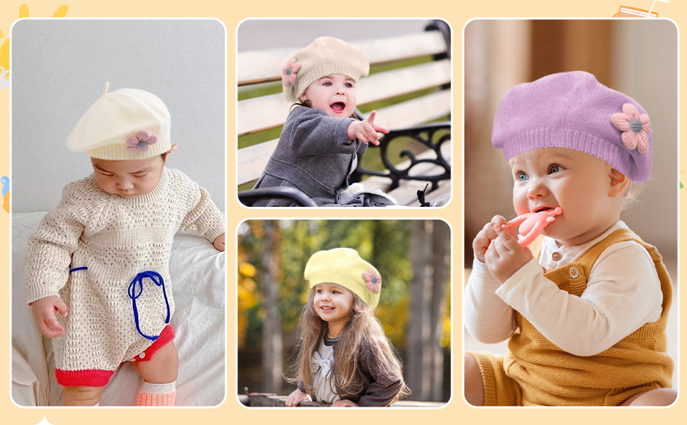 Little Girls Beret Hat
