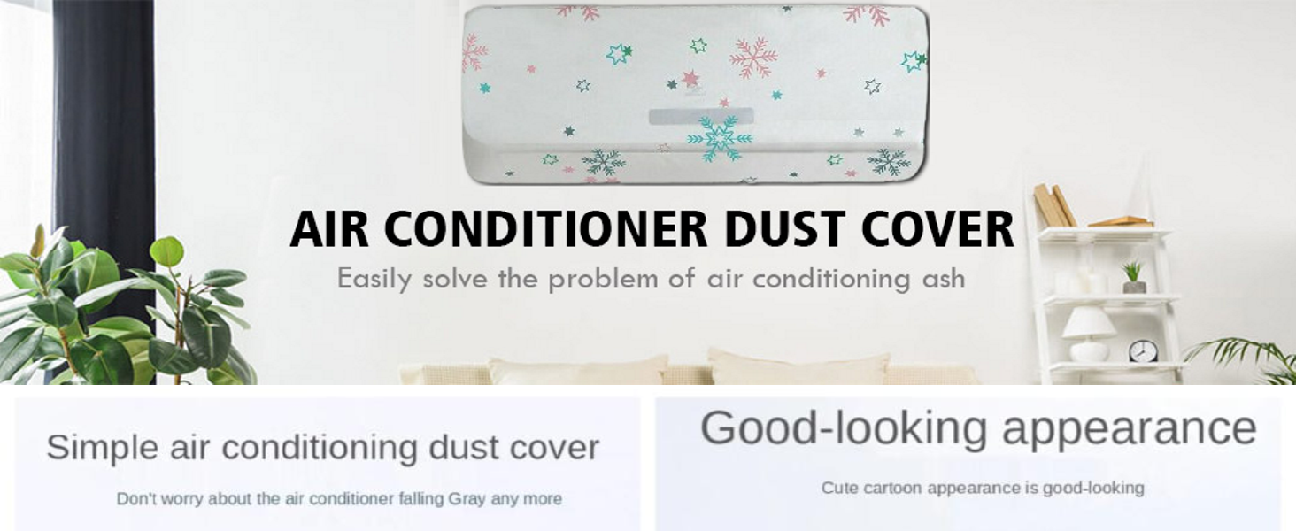 Ucravo Air Conditioner Cover For 1.5 Ton Split Ac Dustproof Waterproof Stretchable Ac Cover With Elastic 6 Air Conditioner Cover