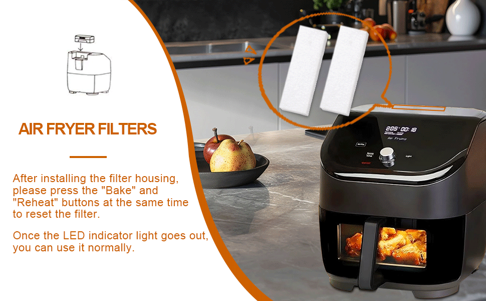 instant vortex plus air fryer filter