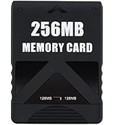 Mcbazel PS2 Memory Card, High Speed 256MB Memory Card for PlayStation 2 Game Accessories