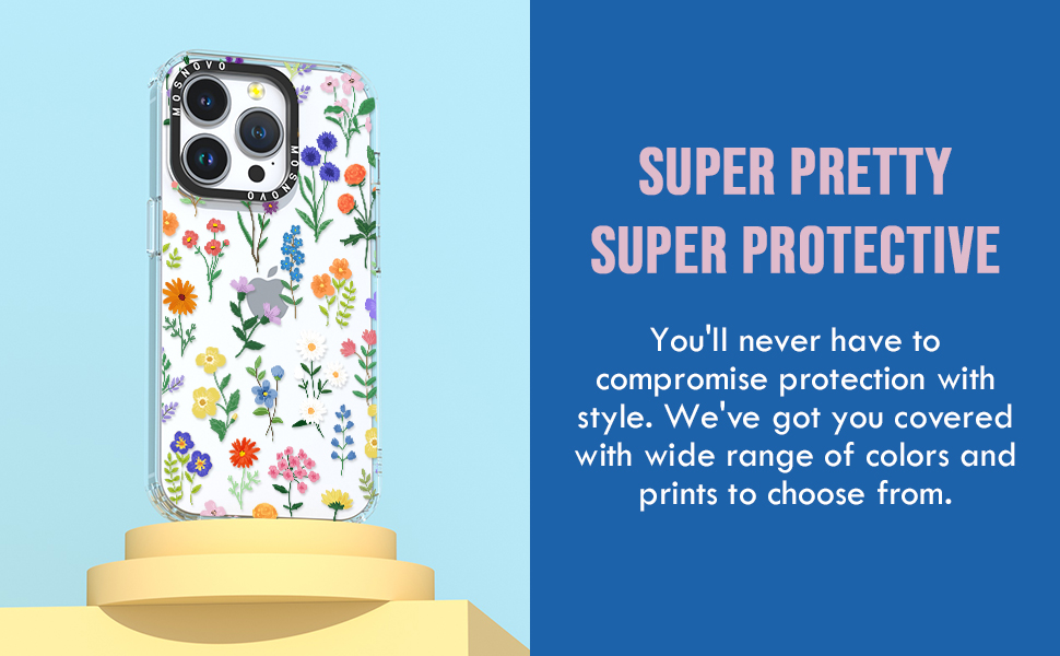 MOSNOVO Compatible with iPhone 14 Pro Case, [Buffertech 6.6