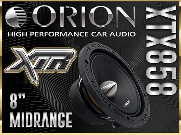 Amazon.com: ORION XTR XTX858 High Efficiency 8” Mid-Range Bullet
