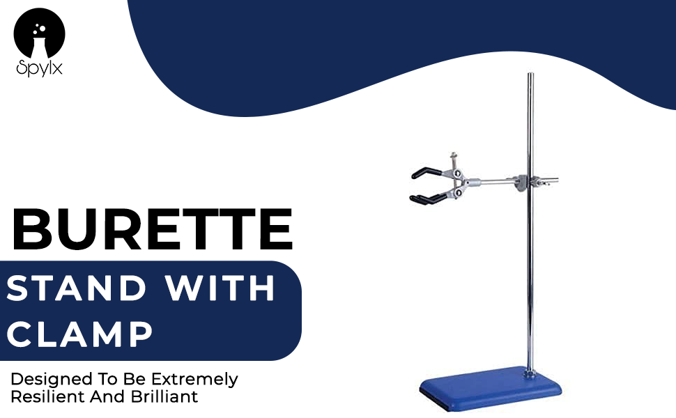 SPYLX Burette Stand with Clamp, Boss Head & Rod Amazon.in Industrial & Scientific