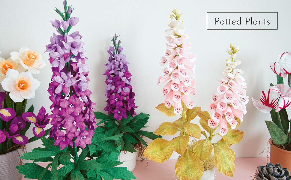 Crepe Paper Blooms, Bugs and Butterflies Over 20 colourful paper