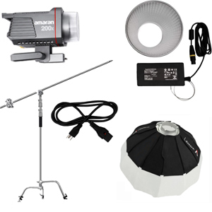 Aputure Amaran 200X +90cm LOFASライティングセット Amazon.com: Aputure Amaran 200X Lantern 90cm Softbox with C