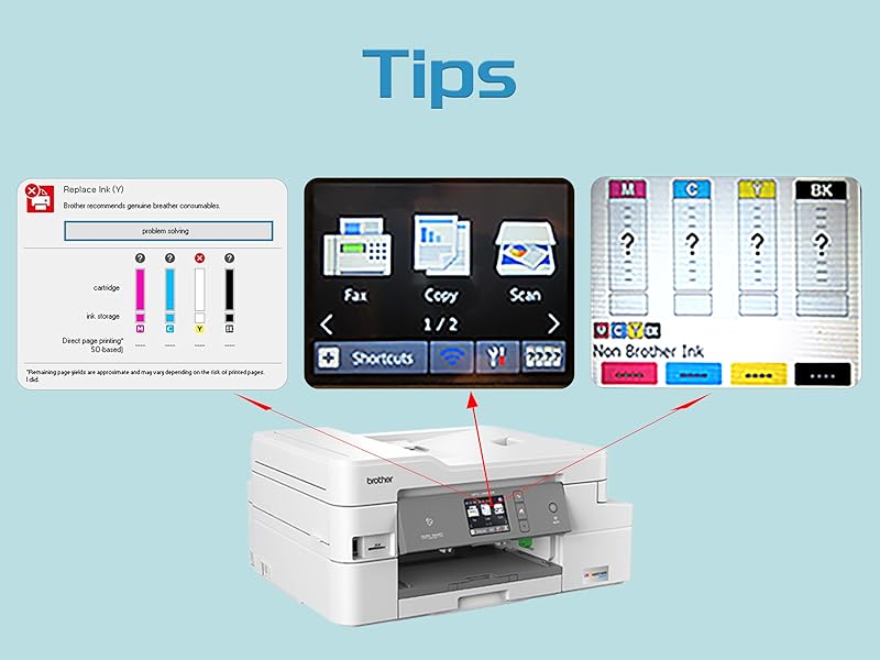 Upgraded Miss Deer LC3033 BK/C/M/Y Ink Cartridges