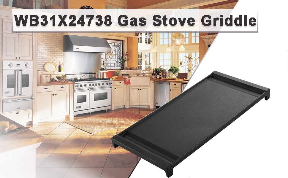 WB31X24738 Center Griddle Compatible with GE Gas Range