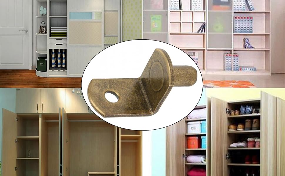 25 Pieces 5mm Shelf Support Pegs, LShaped Furniture