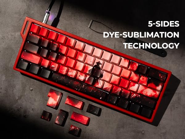 Amazon.com: GMKWTL XVX Swordsman Double Shot PBT Keycaps
