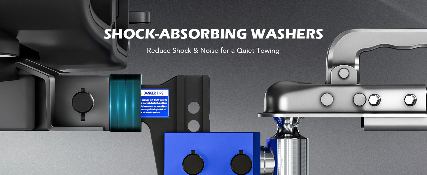 adjustable tow and stow drop hitch