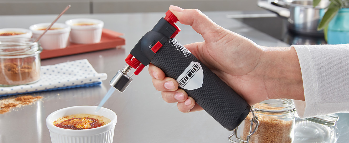 Leifheit Küchen Flambierer, einfach und sicher zu bedienender ...