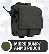 Fox Outdoor Products Micro Dump/Ammo Pouch - Compact Modular Compatible Tactical Backpack Accesso...
