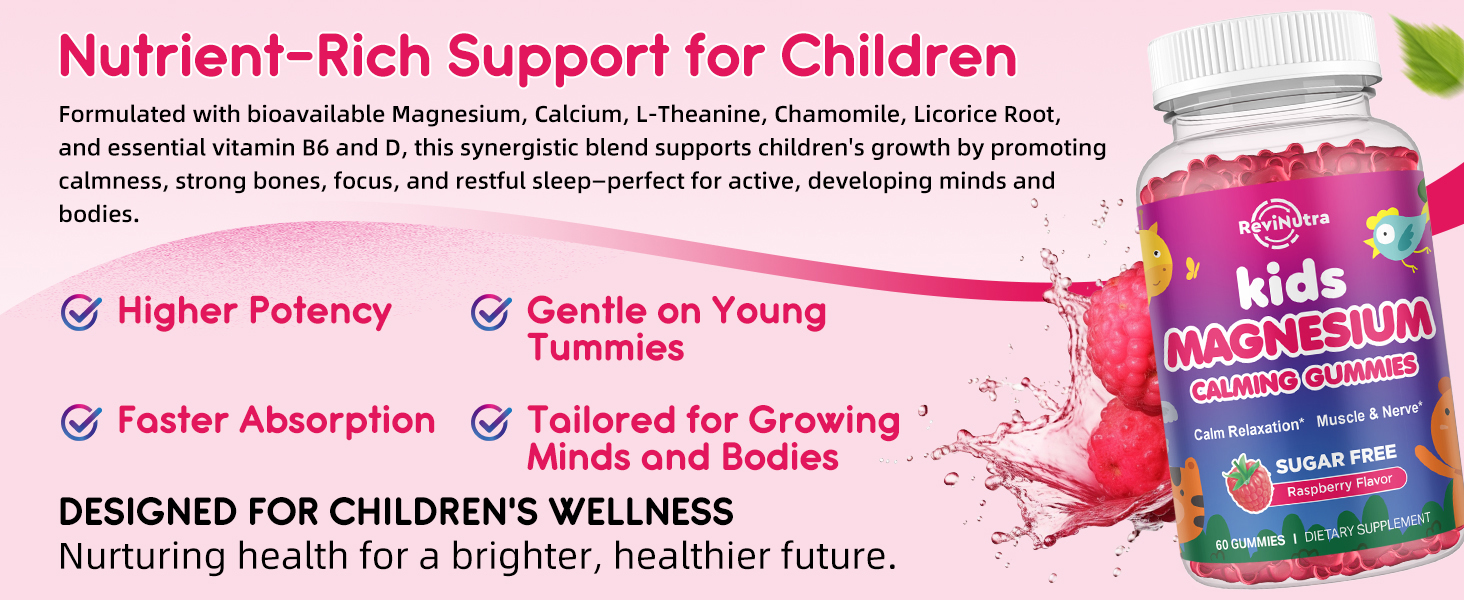 Calm Kids Magnesium Gummies