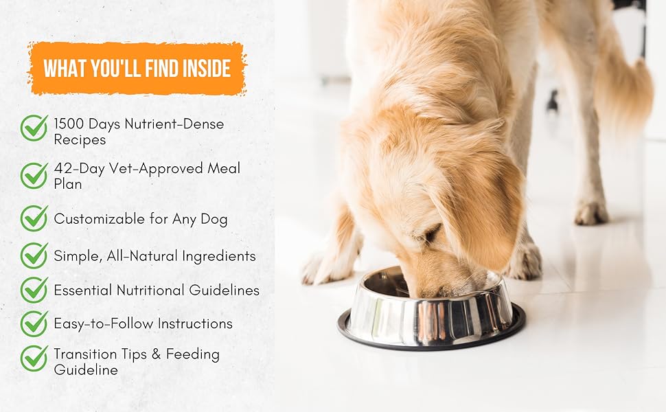 Homemade healthy dog food cookbook 
