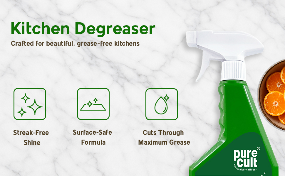 Kitchen Degreaser: Crafted for beautiful, grease-free kitchens