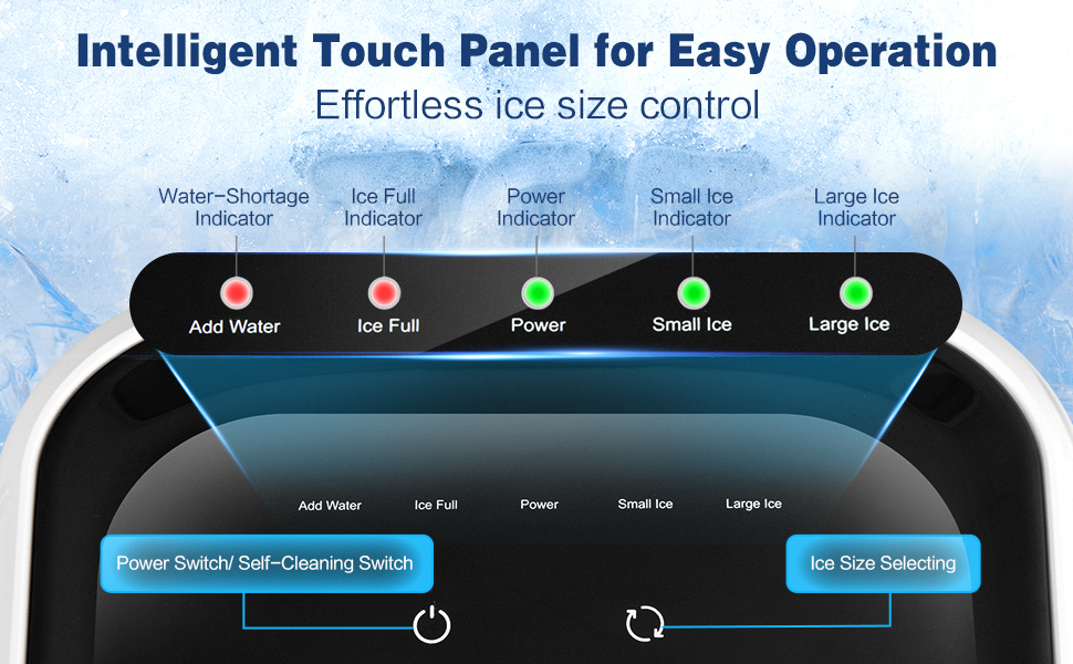 RELAX4LIFE Macchina Ghiaccio 15kg/24 Ore, 9 Cubetti Di Ghiaccio In 6 Minuti Cubetti, Macchina Del Ghiaccio Con Serbatoio D’Acqua 2 L, Cestello E Paletta Per Casa Ufficio Ristorante Bar 16 06