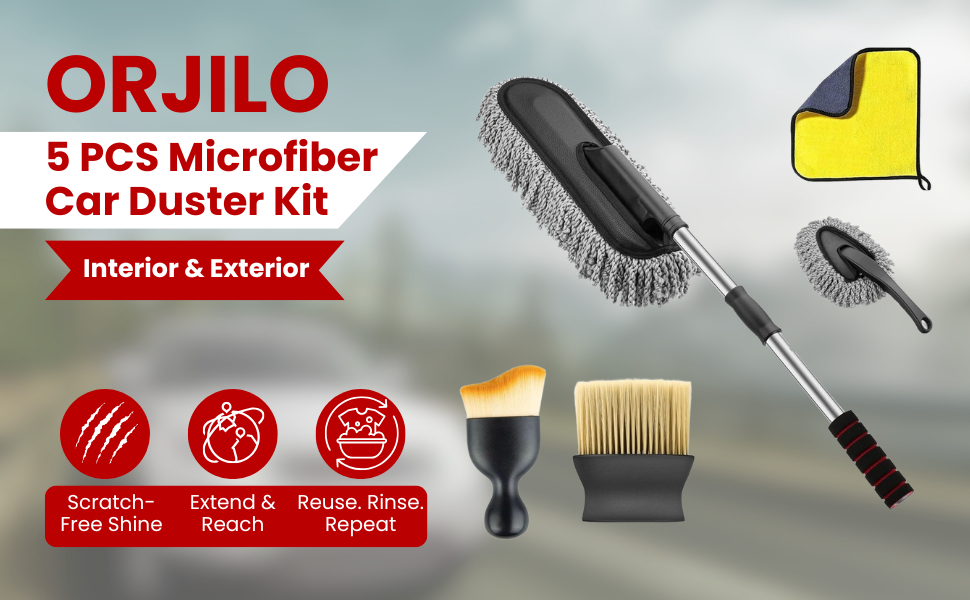 SPN-RECPP Microfiber car duster  Car cleaning brush  Car dust cleaner