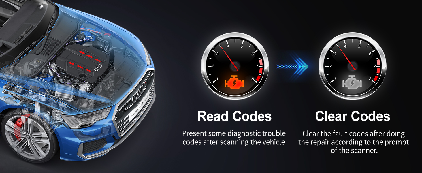 Toyota Code Reader, Toyota OBD2 Scanner, ANCEL TD700 JOBD Lexus Scion