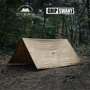 GRIP SWANY ファイヤープルーフタープ緑 3m x 3m Grip Swany Fireproof GS Tarp Olive 3×3 [グリップスワニー]