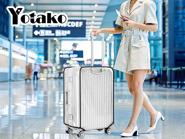  Yotako Clear PVC Suitcase Cover Protectors