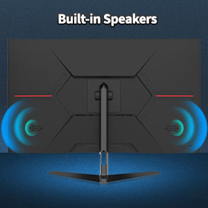 4k gaming monitor with built-in speakers