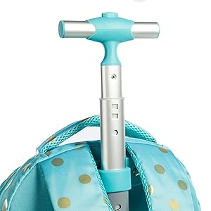 17" Rolling Backpack for Girls