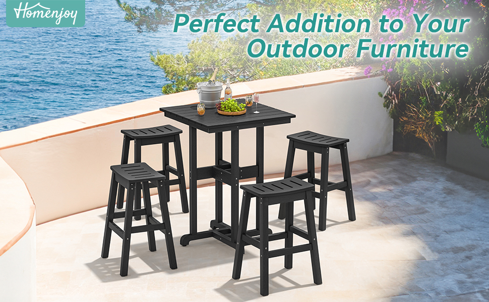 プーアボーテ　トレスパス　L Amazon.com: Homenjoy 3-Pieces Patio Table and Bar Set, Extra
