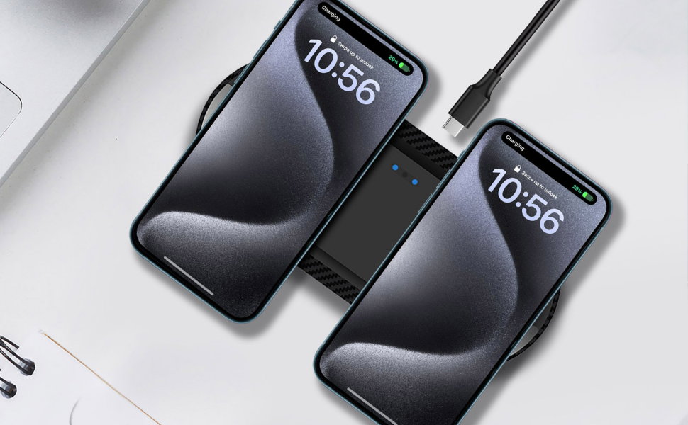 dual 20W charging pad
